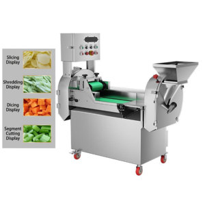 Machine à couper les fruits et légumes multifonctionnelle à double tête et vitesse réglable pour usage commercial - Product Image 1