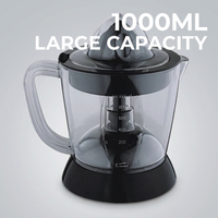 Elektrische citruspers SKD sinaasappelpers onderdelen 25w 1000ml modern eenvoudig compact ontwerp dubbele kop elektrische citruspers
