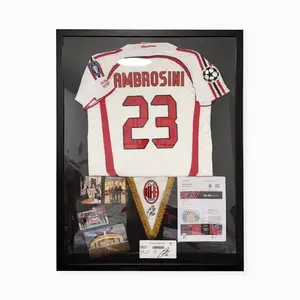 Jersey Wooden Frame Display Case Shadow Box for Baseball Basketball Football Hockey Sport Shirt and Uniform