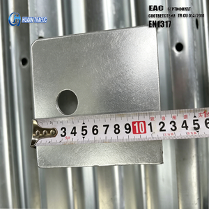 รั้วกั้นความปลอดภัยบนทางหล<span class=keywords><strong>ว</strong></span>งที่ได้รับการรับรองมาตรฐาน EN1317 GOST 26804 ผลิตจากเหล็ก Q355 ชุบกัล<span class=keywords><strong>ว</strong></span>าไนซ์แบบจุ่มร้อน สำหรับประเทศอุซเบกิสถาน - Product Image 4