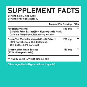 New Arrival Fat Burner Capsules Boosts thermogenesisfor enhanced calorieburning with Green Coffee Bean Extract Daily <b>supplements</b> - Product Image 2