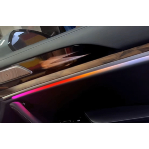 Bande lumineuse LED RGBIC en acrylique pour éclairage d'ambiance intérieur de voiture, lampe néon pour Neta S 2022-2024 (vente en gros) - Product Image 2