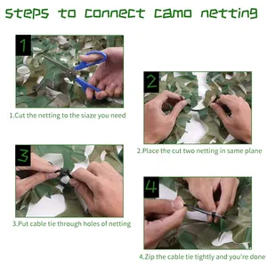 Green Camouflage Net Hunting Camoflage Netting Camo Net For Home Decoration