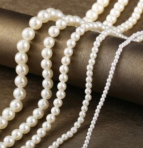 אלגנטי רטרו פנינת קולר שרשרת נשים עצם בריח שרשרת לב שרשרת קלאסי רב שכבתי פרל שרשרת עבור בנות - Product Image 6