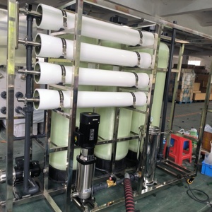 Système de traitement d'eau RO industriel personnalisé 2000 LPH, installation d'osmose inverse à passage unique pour la production d'eau potable commerciale - Product Image 1