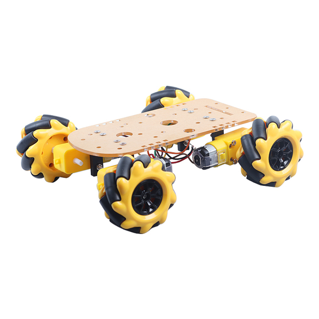 DIY 4WD Smart Robot Car Chassis Kit Omni Wheel Robot Chassis
