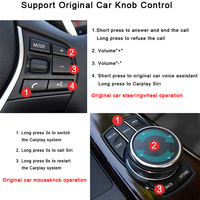 Radio para Auto con Pantalla Táctil, Compatible con CarPlay y Android Auto, Sistema Linux Multimedia para F01 F25 F26 F10 F20