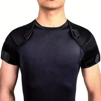 Sangle de soutien d'épaule réglable à double bandage, attelle de compression croisée pour l'épaule, sangle de protection, bandage de correction de posture