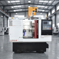 Tour CNC horizontal léger, machine de tournage de métaux à haute rigidité, tour CNC automatique