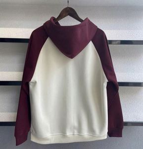 Ventes en gros de sweats à capuche, 2 pièces, 330 g/m², coton et polyester, deux couleurs, motifs imprimés, sweats à capuche bicolores personnalisés pour les équipes - Product Image 4