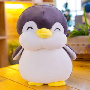 Venta al por mayor suave pingüino de peluche de juguete lindo saltador pingüino gordo muñeca de los niños garra Mmachine muñeco de peluche - Product Image 6