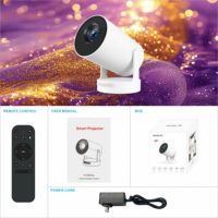Nouveau projecteur intelligent LCD mini portable amélioré HY300Plus H713 Quad-core WiFi6G BT5.4 4K Android 11 210 Lumens