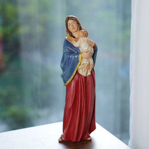 Vente en gros d'usine de statues religieuses catholiques, buste de la Vierge, photo 3D, souvenir en poliresine, figurines catholiques, Madone dans la rue - Product Image 1