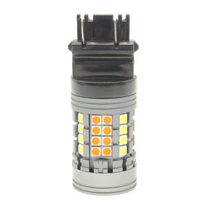 Lampe de signalisation LED FSYLX T20 Canbus, lentille de projecteur bicolore, ampoule 12V 30W, certifiée CE ROHS pour <span class=keywords><strong>Audi</strong></span> A6 C4 C5 <span class=keywords><strong>C6</strong></span> <span class=keywords><strong>4F</strong></span> C7 S6 <span class=keywords><strong>RS6</strong></span> - Product Image 3