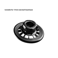 Nouveau support magnétique turbo pour voiture, réglable en hauteur, en ABS, support de téléphone magnétique annulaire pour iPhone 17