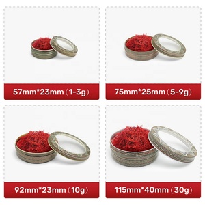 Venta al por Mayor de Envases Metálicos Redondos para Azafrán, Latas de Aluminio Vacías de 1g, 2g, 3g y 5g - Product Image 2