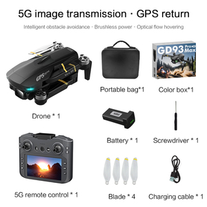 Dron Cuadricóptero RC <span class=keywords><strong>con</strong></span> Motor sin Escobillas Global Group, <span class=keywords><strong>Cámara</strong></span> HD <span class=keywords><strong>1080P</strong></span>, Wifi <span class=keywords><strong>FPV</strong></span>, Alcance de 1000M, <span class=keywords><strong>GPS</strong></span> - Product Image 6