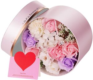 2025 Mother's Day Soap Flower <strong>Wedding</strong> Souvenir <strong>Gift</strong> Box Round Shaped Rose Soap Flower <strong>for</strong> <strong>Friends</strong> Mom Valentines Day <strong>Gift</strong> - Product Image 3