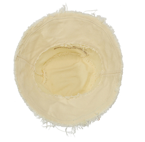 Syh1723 Nuovo Cappello da Sole alla Moda con Lettere, Cappello da Pescatore con Bordo in Pelliccia Effetto Invecchiato, Stile Retrò, Protezione Solare UV, Cappello a Secchiello - Product Image 3