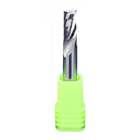 Fraise spirale à lame unique en acier au tungstène de 5-6 mm pour découpe acrylique et PVC, tête d'outil de gravure CNC pour publicité