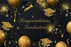 Classe de 2023 Félicitations Grad Toile de <span class=keywords><strong>fond</strong></span> Étincelant Starlight <span class=keywords><strong>Tableau</strong></span> <span class=keywords><strong>noir</strong></span> Étudiants Portrait <span class=keywords><strong>Fond</strong></span> de photographie personnalisé - Product Image 2