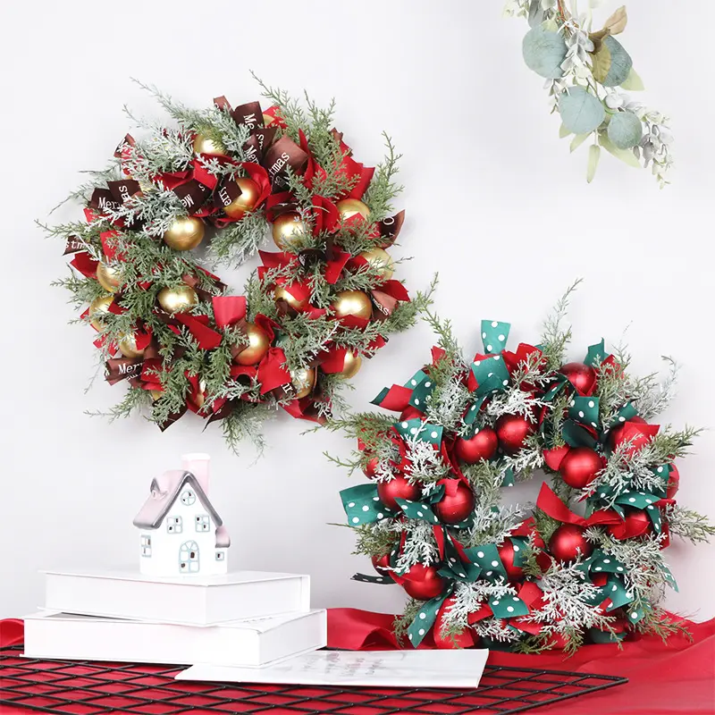 Wholesale High Quality Christmas Decorative Garland Artificial Decorated Wreath Other Christmas Decorations