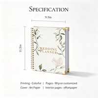 A3 A4 A5 A6 A7 MINI Spiralgebundener Planer Notizbuch mit Individuellem Cover und Logo Schreibtagebuch Druck Hochzeitsplaner-Dienste