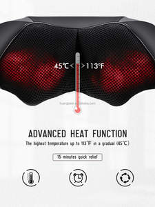 Lujo multifunción calentado Relieeve pulso luz roja compresa caliente acupresión térmica masajeador de cuello con control remoto - Product Image 3