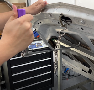 Ferramenta PDR para Carro, Espátula Profissional 360 °   Varas de Gancho PDR com Cabo Ajustável para Reparo de Amassados em Veículos - Product Image 2