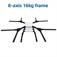 TYI Châssis de drone multirotor 8 axes 16 kg certifié CAAC, fabriqué en Chine continentale pour les expositions et la formation multi-industrielle