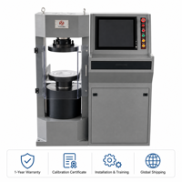 Machine d'essai de compression contrôlée par ordinateur YIYU YAW-2000D 2000kN Classe 0.5 de précision, plateau de 300 mm, personnalisable, garantie un an