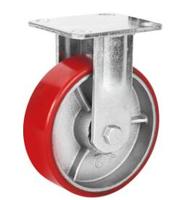 Robuste 100mm 125mm 150mm 200mm 4 pouces 5 pouces 6 pouces 8 pouces pu roulette en fonte roulette