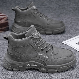 Chaussures de randonnée respirantes en cuir véritable confortables pour hommes, à bout rond, imperméables, pour toutes les saisons - Product Image 2