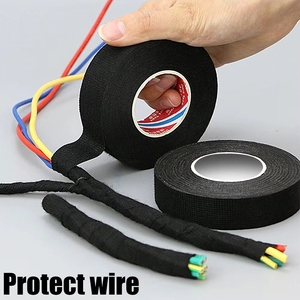 Cinta adhesiva de tela para cables, arnés de cableado para coche, arnés de cableado negro para automóvil - Product Image 5