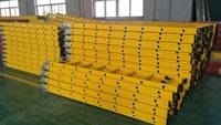 Échelle télescopique pliante multifonctionnelle isolante en FRP pour extérieur, capacité de charge de 150 kg, résistance à la tension de 35 KV