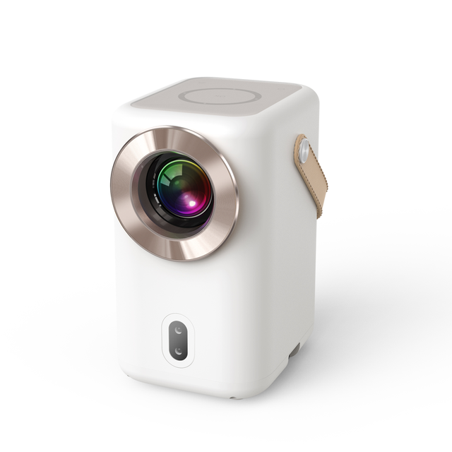 Android 9.0 Auto Focus Projector with WiFi BT Smartphone Mini Projectors 200" Full HD 1080P Outdoor Portable Beamer