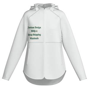 Talep üzerine baskı Nakupaka baskı sıcak moda sıcak ceket Custom Made artı boyutu uzun eklenmiş ceket kadınlar için kapüşonlu - Product Image 5