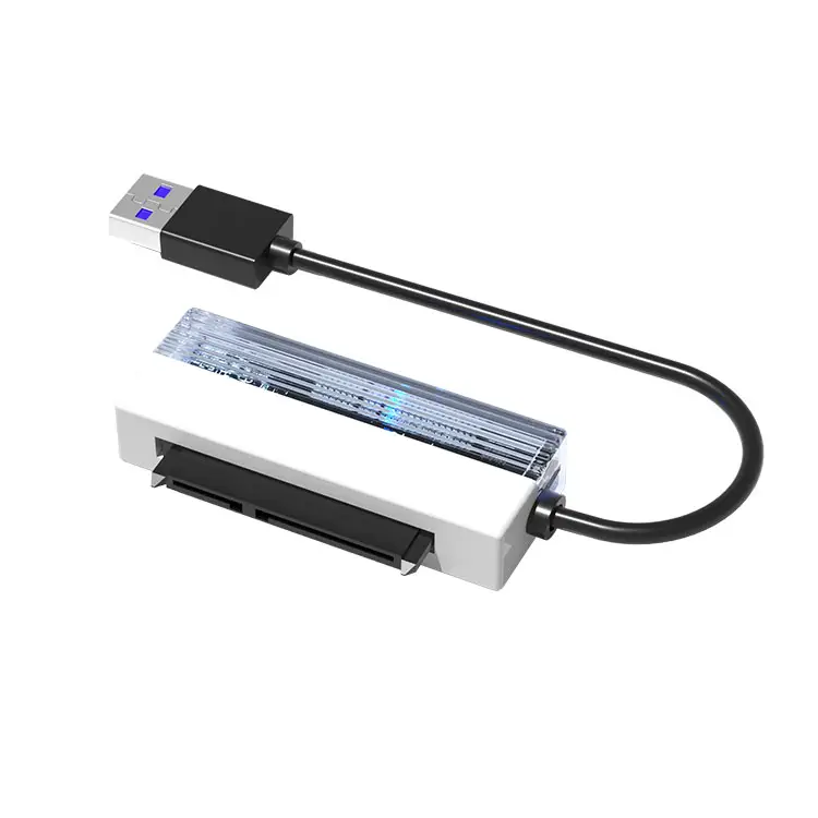 Plug & Play USB 3.0 para SATA 5 Gbps cabo adaptador de disco rígido HDD SSD de 2,5 polegadas