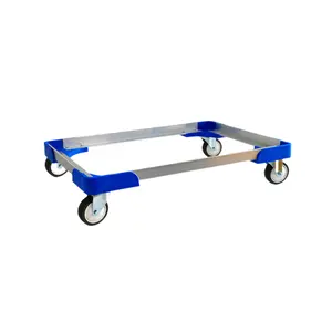 Stille Rollende Plastic Dolly Voor Het Verplaatsen Van 4 Wielen Dolly Stille Rollende Wiel Dolly