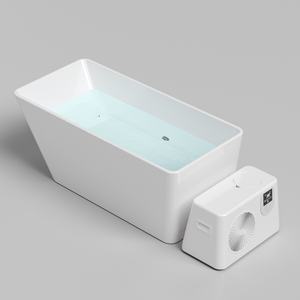 Juego de Bañera de Inmersión Fría Rectangular de Acrílico para Recuperación de Atletas con Enfriador de 1 HP, para Venta en EE. UU. - Product Image 1