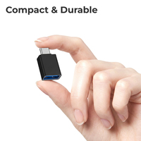 Adaptateur USB Type C mâle vers femelle DAC, USB 3.2/5Gbps, convertisseur de synchronisation de données OTG, latence nulle, tout neuf, en alliage d'aluminium, pour téléphone portable