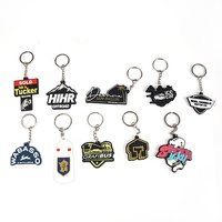 Porte-clés 3d en caoutchouc pvc souple, princesse, requin, tennis, personnalisé, moulage banane