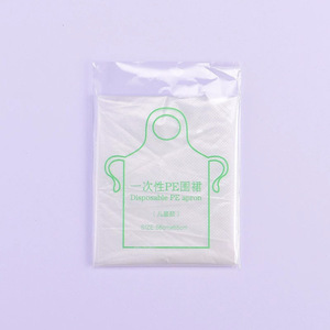 Degao Thickened <b>Disposable</b> PE <b>Apron</b> Waterproof Oil Resistant Individual Pack Adult Kids Catering BBQ Protective <b>Apron</b> - Product Image 3