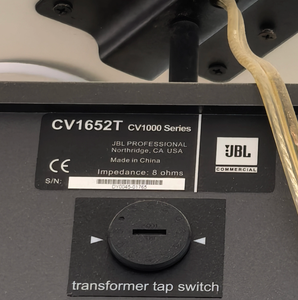 ลำโพงติดผนัง <span class=keywords><strong>JBL</strong></span> CV1652T ขนาด 6.5 นิ้ว สำหรับใช้งานเชิงพาณิชย์ รองรับแรงดันไฟฟ้า 70V 100V กำลังขับ 150 วัตต์ เหมาะสำหรับใช้เป็นลำโพงเสียงพื้นหลังในร้านอาหาร - Product Image 3