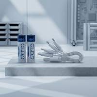 Piles rechargeables Ni-Zn AA 1,6 V 2000 mWh avec USB intégré, kit de 4 pièces pour équipement d'urgence