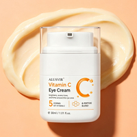 Crème Contour des Yeux Bio Anti-Âge et Anti-Cernes au Vitamine C et Peptides, Effet Lifting, Marque Blanche, 15ml
