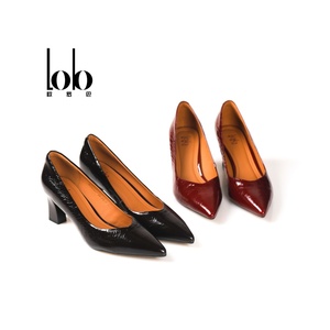 รองเท้าส้นสูงสำหรับผู้หญิงรุ่นทางการประจำฤดูใบไม้ผลิปี 2026 น้ำหนักเบา สวมใส่สบาย มาพร้อมส้นหนาเพื่อเพิ่มความมั่นคงและความสบาย - Product Image 2