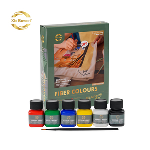 Xin Bowen Nguồn Cung Cấp Nghệ Thuật 6 Màu Sắc <span class=keywords><strong>30Ml</strong></span> Sinh Thái Thân Thiện Sắc Tố Vải Sợi Sơn Dệt Sơn Cho Vải Quần Áo Giày Sơn - Product Image 2