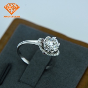 แหวนผู้หญิง Xingyue โมอิสซาไนต์ เงินแท้ 925 แหวนโมอิสซาไนต์ - Product Image 4