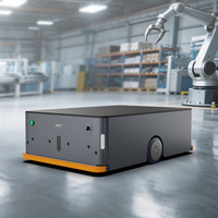 Robot AGV de haute qualité, capacité de charge de 600 kg, équipement de livraison industriel, transport de matières premières, navigation magnétique